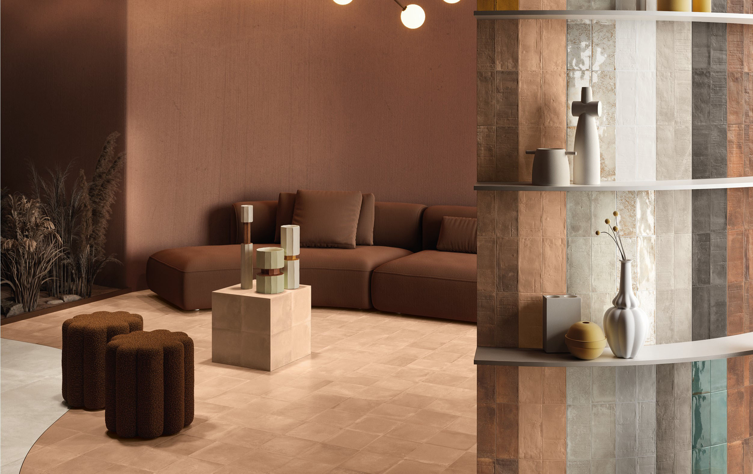 Forme Rosato 20x20 Avorio 80x80 Brick Tutti i colori Amb LIving